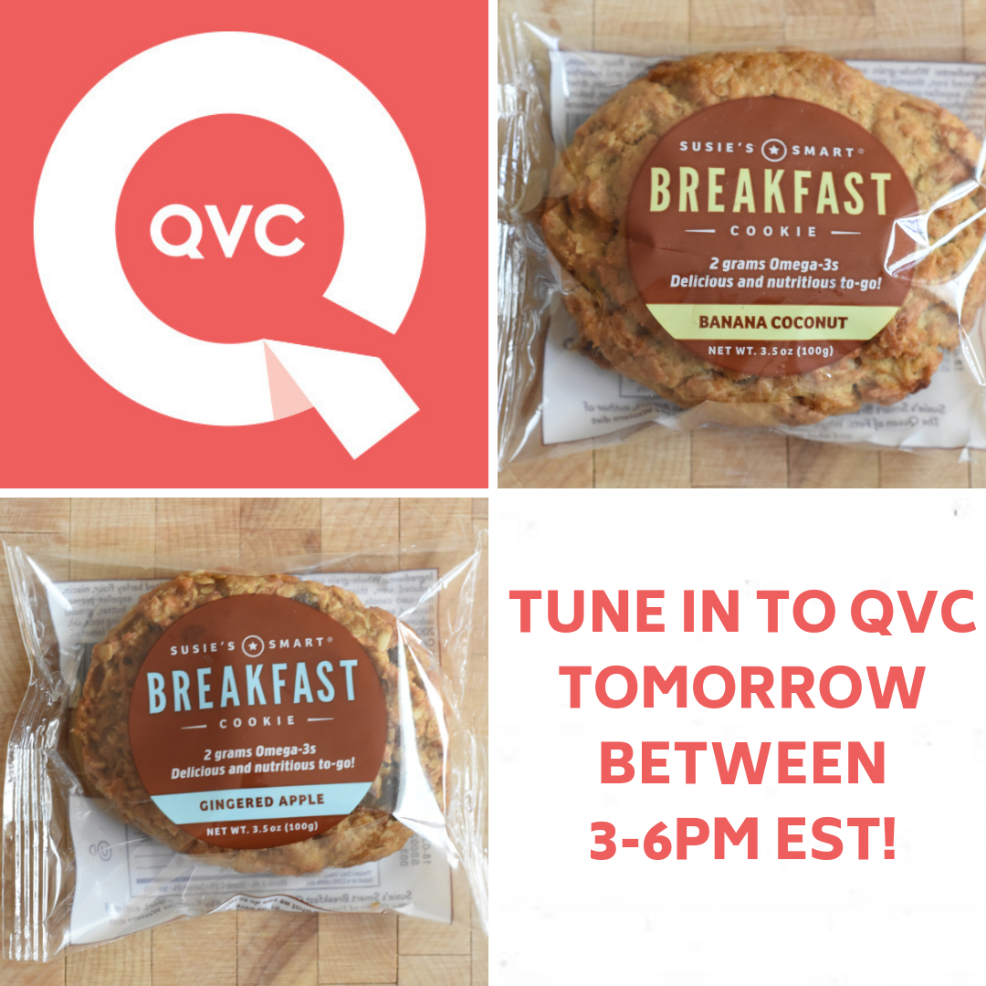 Susie's Smart Breakfast cookies on QVC!!