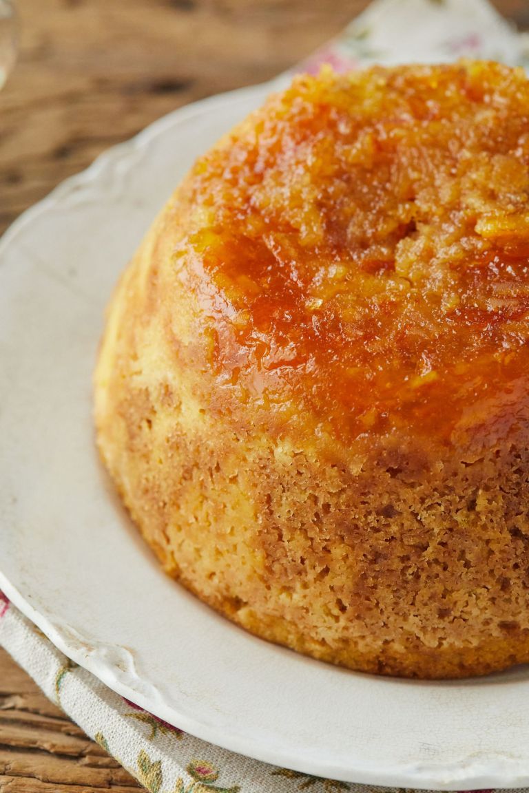 Orange Marmalade Steamed Pudding