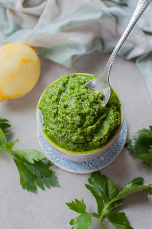 Celery Leaf Pesto