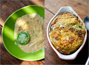 Green Tomato and Swiss Chard Gratin
