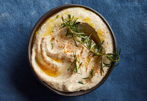 Roasted Garlic and White Bean Dip with Rosemary