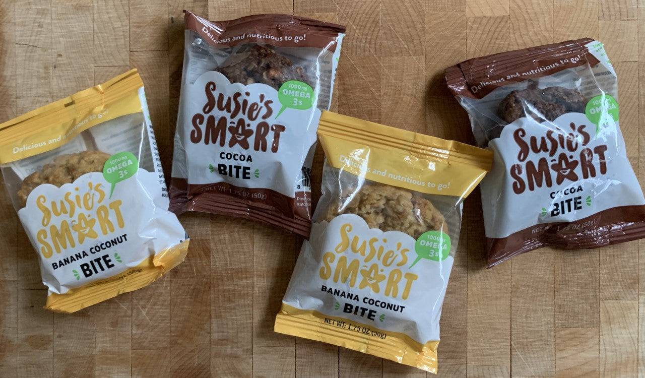 Case of Banana Coconut "Bites" -- half the size of a Breakfast Cookie